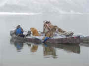 Don Woodruff heading for the trapline